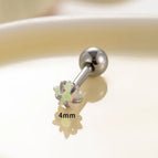 Silver / 5 -AB Color 4mm