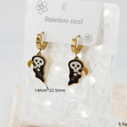 14mm * 22.5mm / Gold / 1 Pair Per Pack