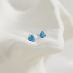 Denim Blue Heart/1 Pair