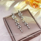 35# Leaf Tassel Earrings