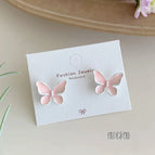 Hde1 sweet pink oil painting butterfly