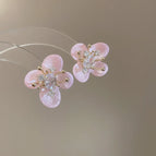 29# Silver Needle-Golden-Pink Flowers