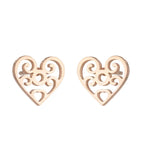 Heart Rose Gold