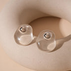 84# Silver Needle-White-Irregular Water Droplets