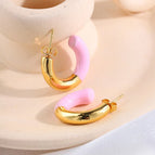One Size / Multicolor / Pink Dripping Oil