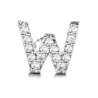 Letter Earrings W (single Piece)