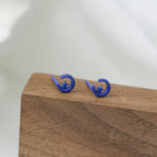 Sapphire Blue Star and Moon/1 Pair