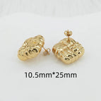 10.5mm*25mm / Gold / 1 Pair/Package
