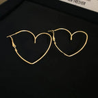 126# Ear Ring-Golden Heart