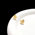 Golden-Flowers Ear Bone Stud (Single)