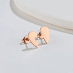 Puzzle Heart Rose Gold