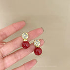 YL-826 Diamond-encrusted Red Pearl