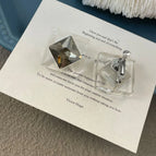 3450 Gray Spiral Ear Clip