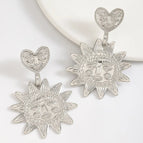 Style 1 Silver SUNFLOWER