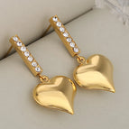 Three-Dimensional Love / Gold / 1 Pair/Package