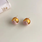 Pink Dripping Bean-Ear clip