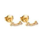 Smile Stud Earrings 927
