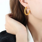 F487-Gold Earrings