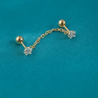 2 XINGX / Gold / Rod Thickness * Rod Length 0.8x6mm